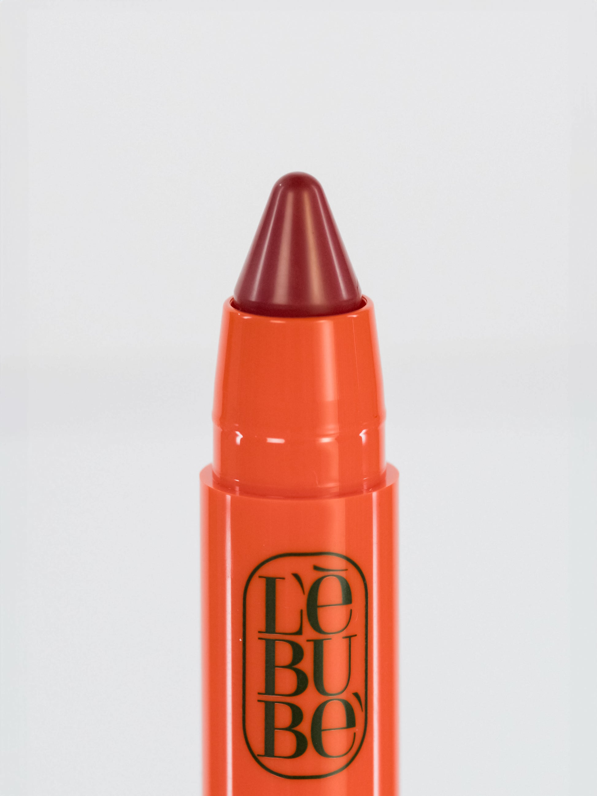 Lebubè Lip and Cheek: zoomed-in front view of Rubia Rose shade. 2 in 1 Halal, vegan and natural blush and lipstick.