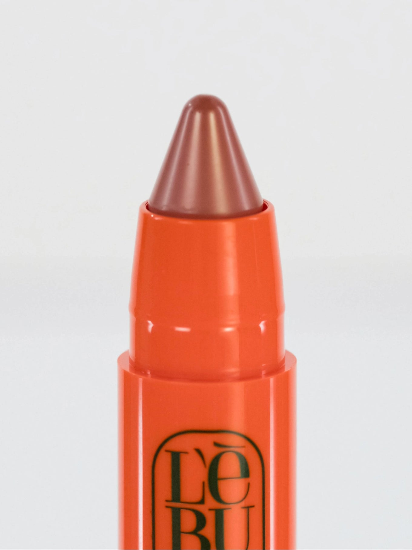 Lebubè Lip and Cheek: zoomed-in front view of Vintage Rose shade. 2 in 1 Halal, vegan and natural blush and lipstick.