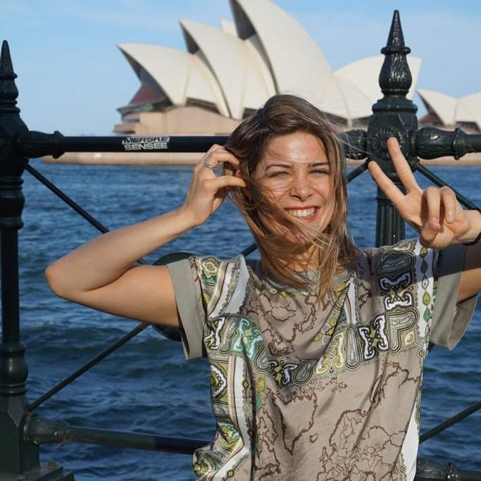 Vittoria, co-founder of Lebubè, a made in Italy brand of hybrid cosmetics and natural makeup with a focus on inclusive beauty.