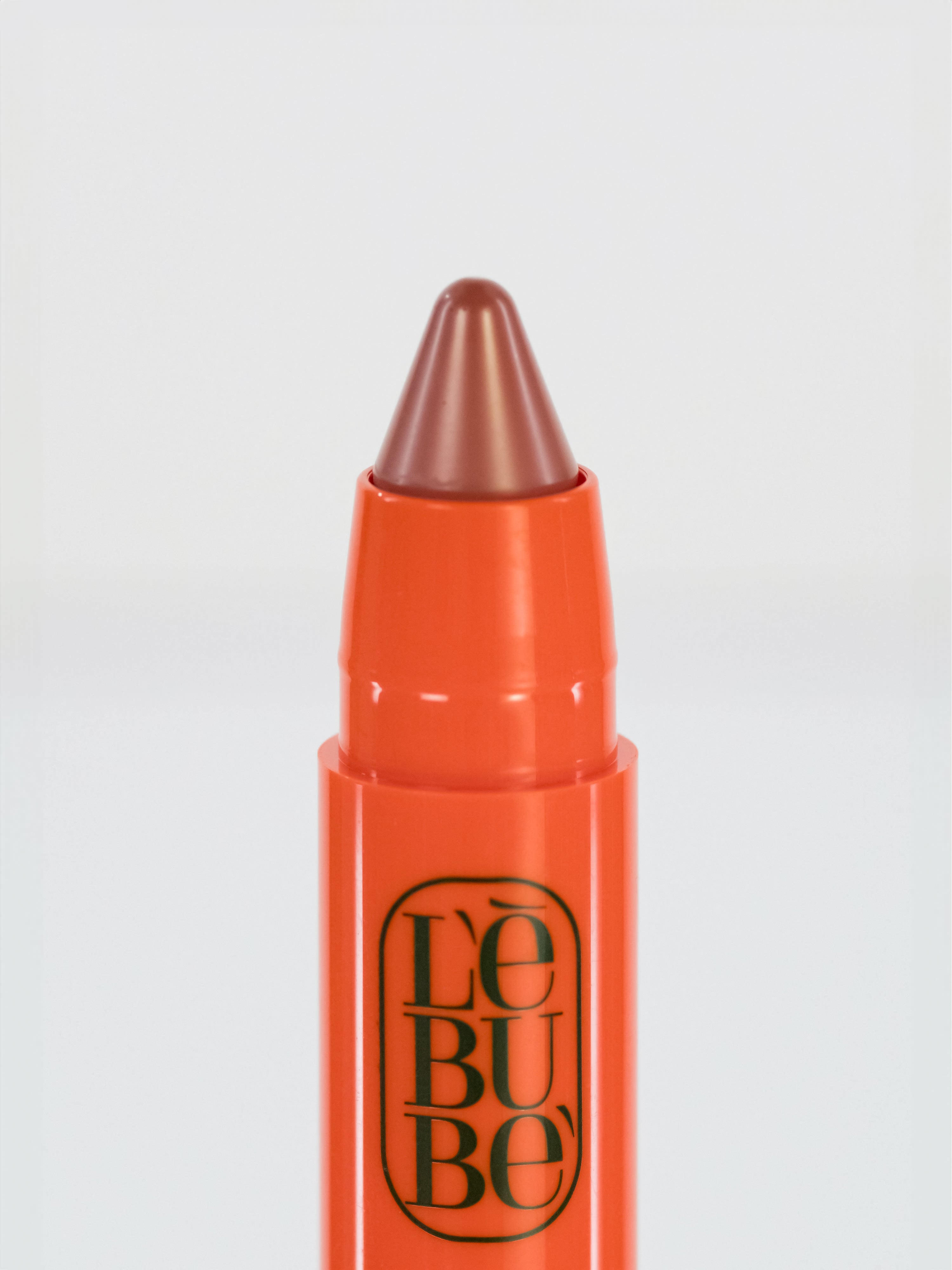 Lebubè Lip and Cheek: zoomed-in front view of Vintage Rose shade. 2 in 1 Halal, vegan and natural blush and lipstick.