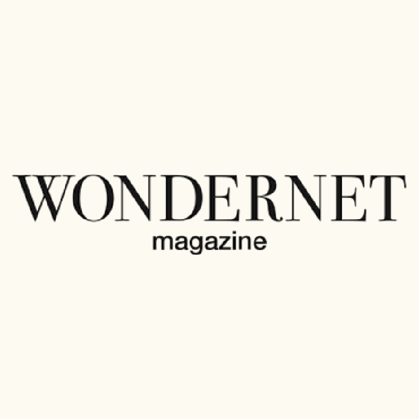 Logo of Wondernet magazine which featured Lebubè vegan and natural skincare-powered hybrid makeup with benefits in an article