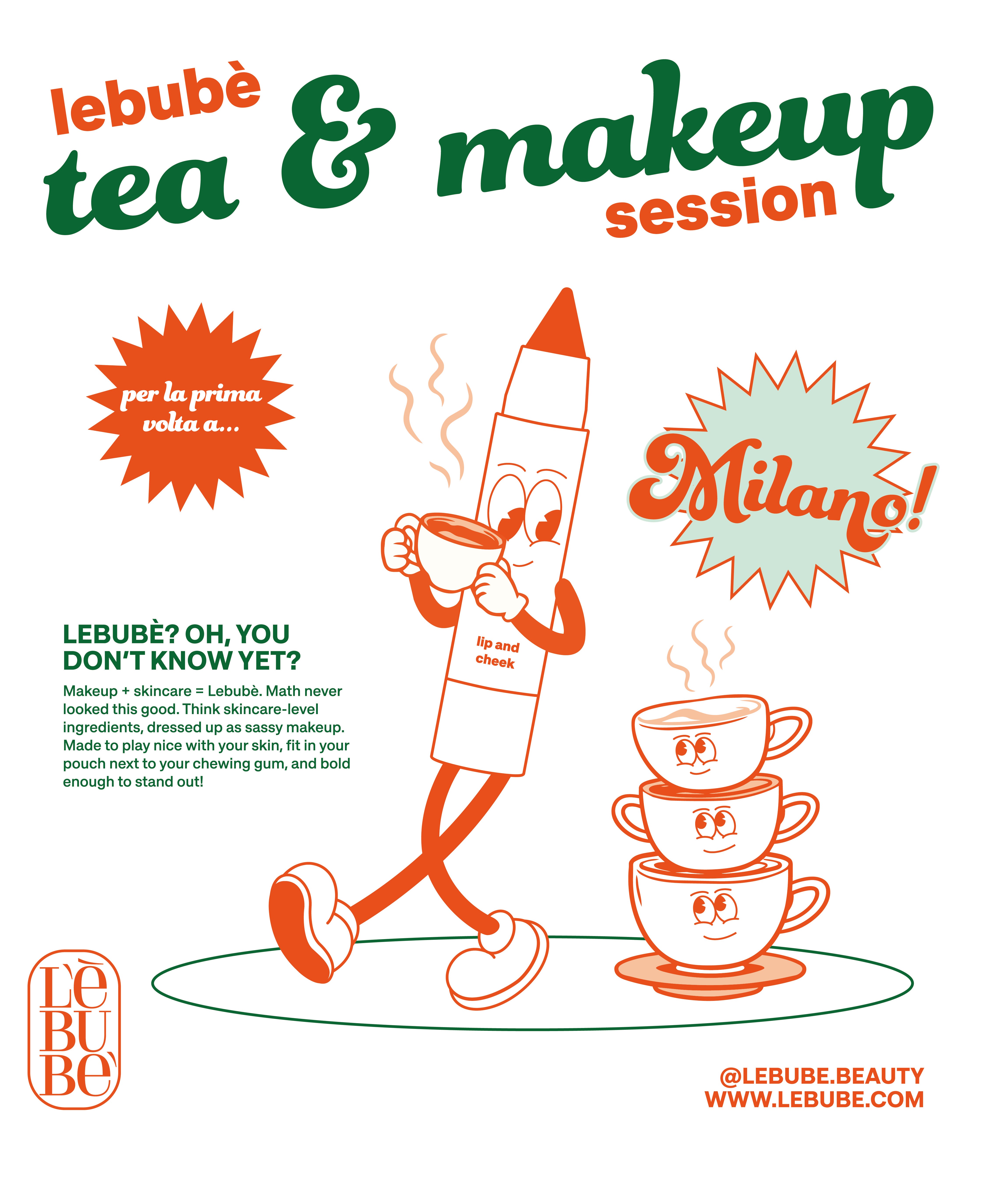 Lebubè Tea & Makeup Session – BERGAMO