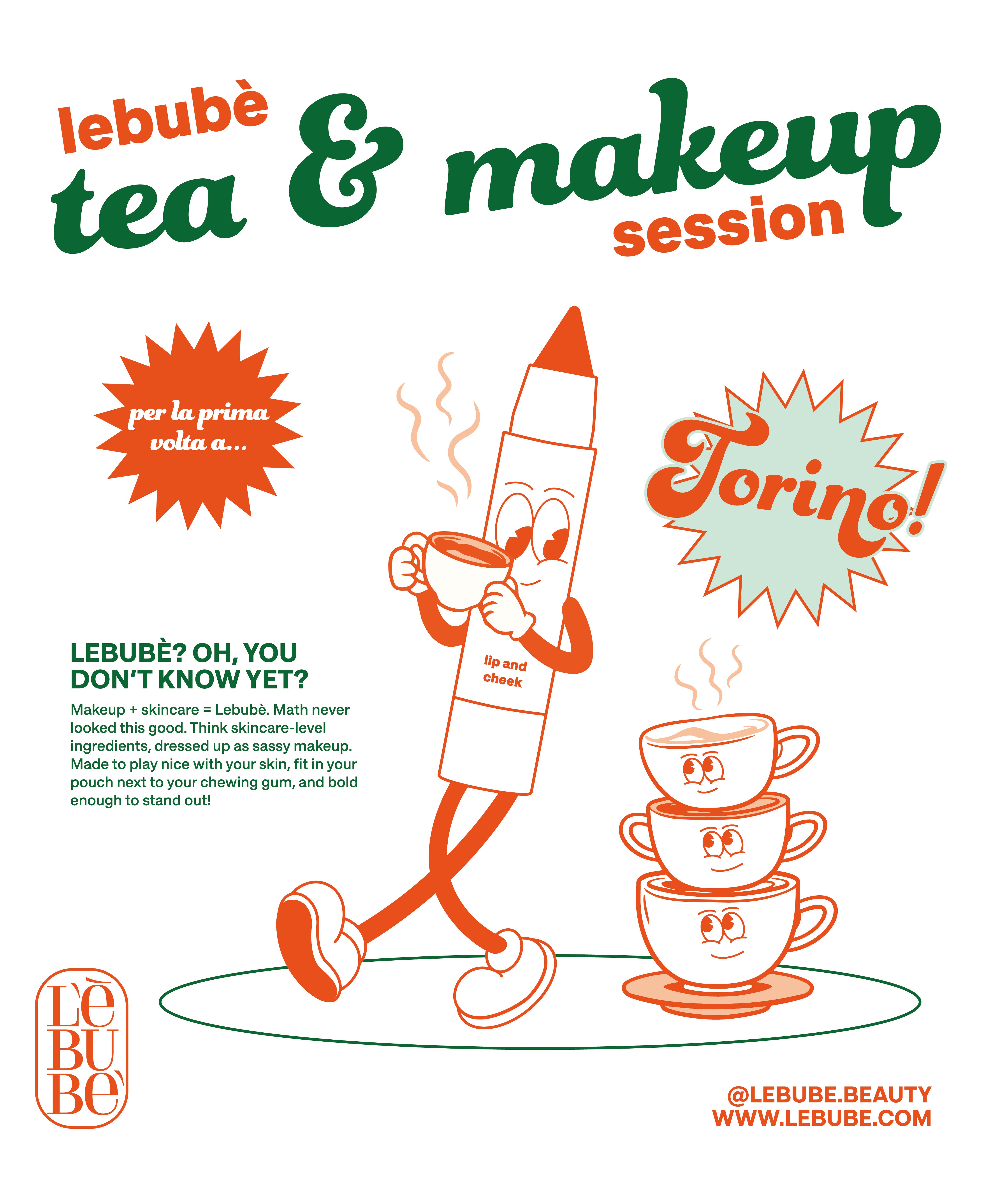 Lebubè Tea & Makeup Session – TORINO